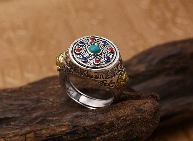 mens yin yang ring