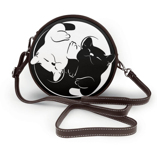 Yin Yang Cat Purse