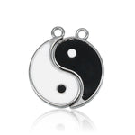 Silver yin yang jewel