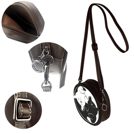 leather cat purse