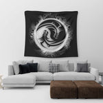 yin yang dragon tapestry