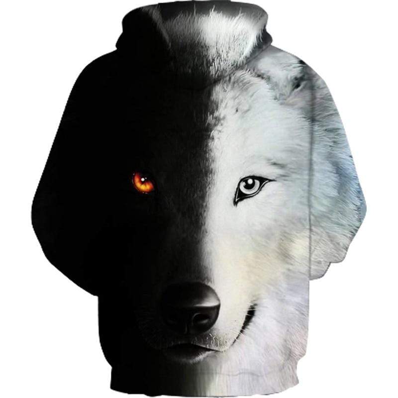 wolf hoodie