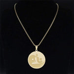 golden Meditation Necklace