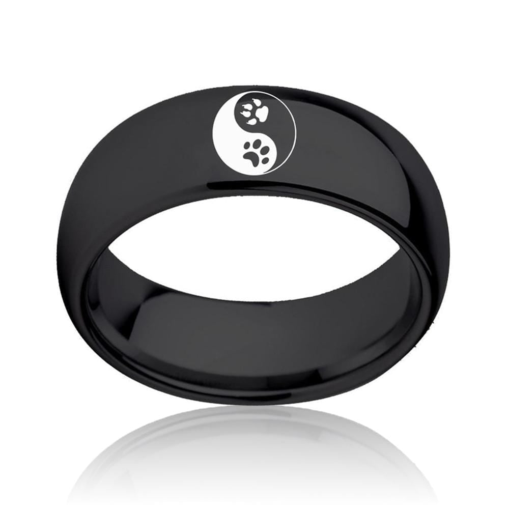 yin yang ring cat