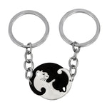 yin yang friendship keychain