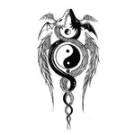 dragon yin and yang tattoo
