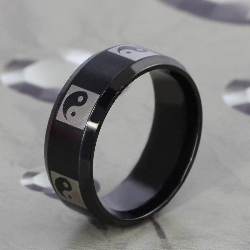 yin yang ring mens