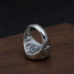 silver Chinese Ring