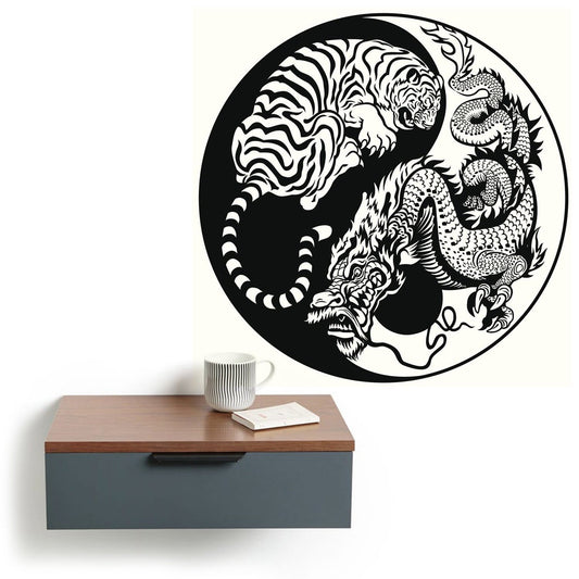 Dragon and Tiger Wall Art