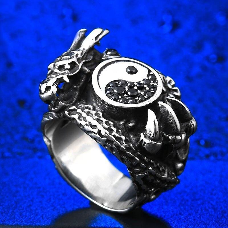 dragon claw steel ring