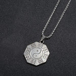 men's yin yang pendant