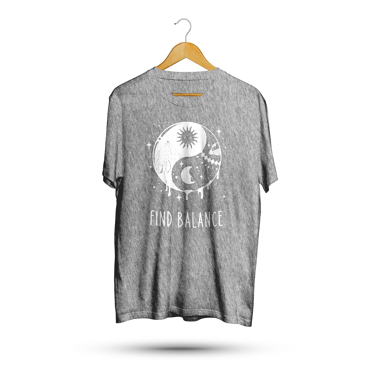 find balance t shirt