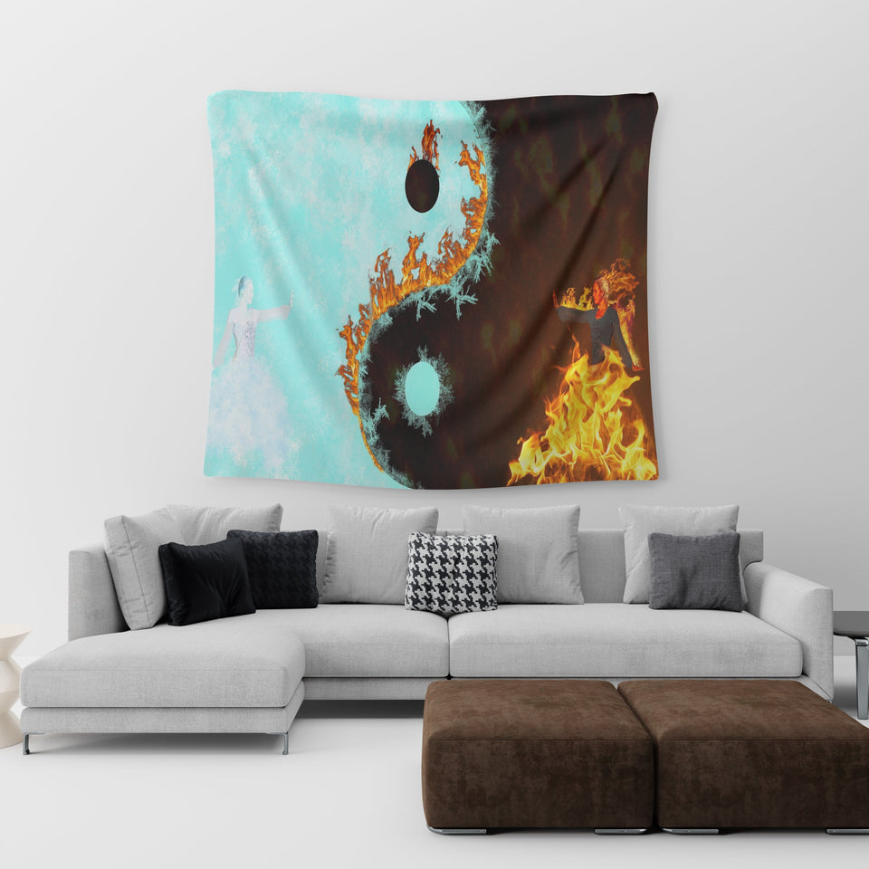Fire and Ice Tapestry