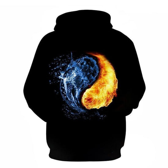 Fire and water hoodie Clearance