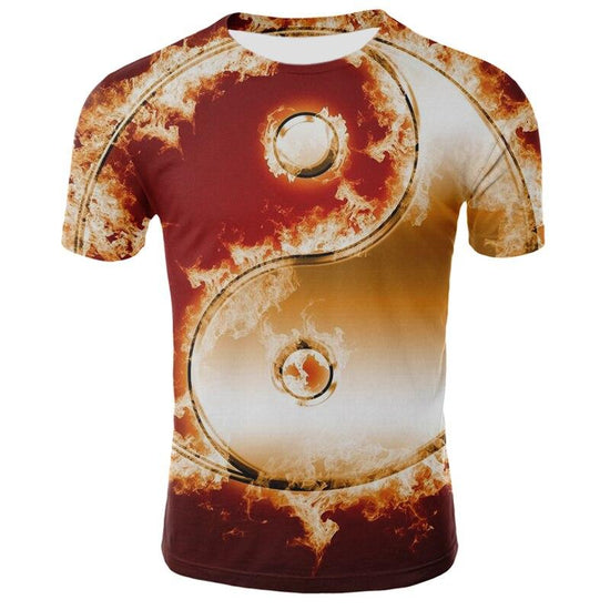 Fire yin yang T-Shirt
