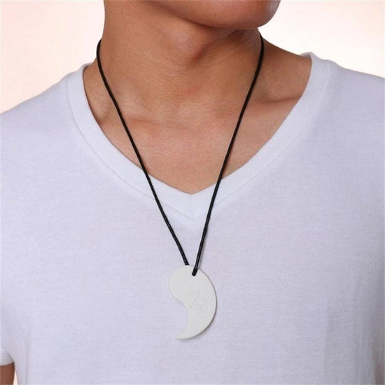 white swirl necklace
