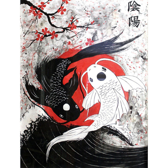 yin yang koi fish diamond painting