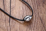 stainless steel yin yang necklace