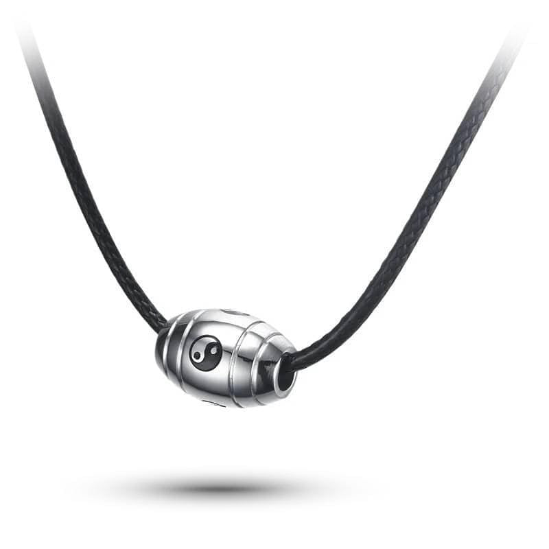 mens yin yang necklace