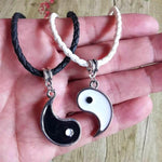 	 yin and yang necklace 2 piece