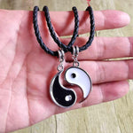 yin yang necklace 2 piece