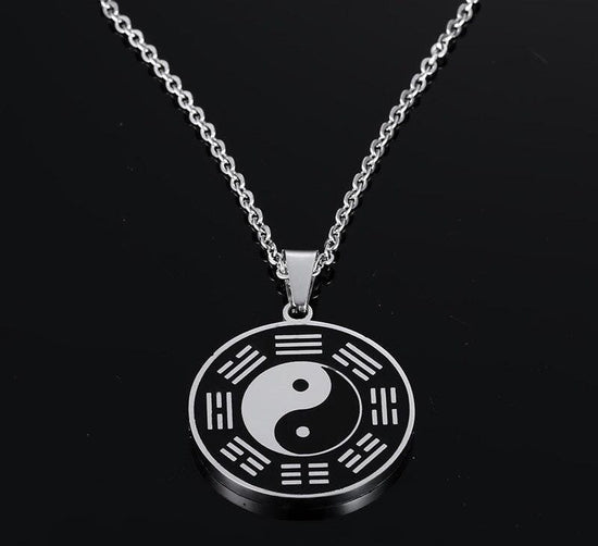 mens yin yang necklace