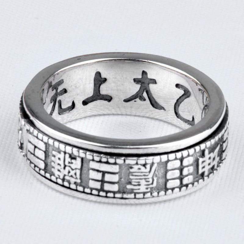 bagua ring silver