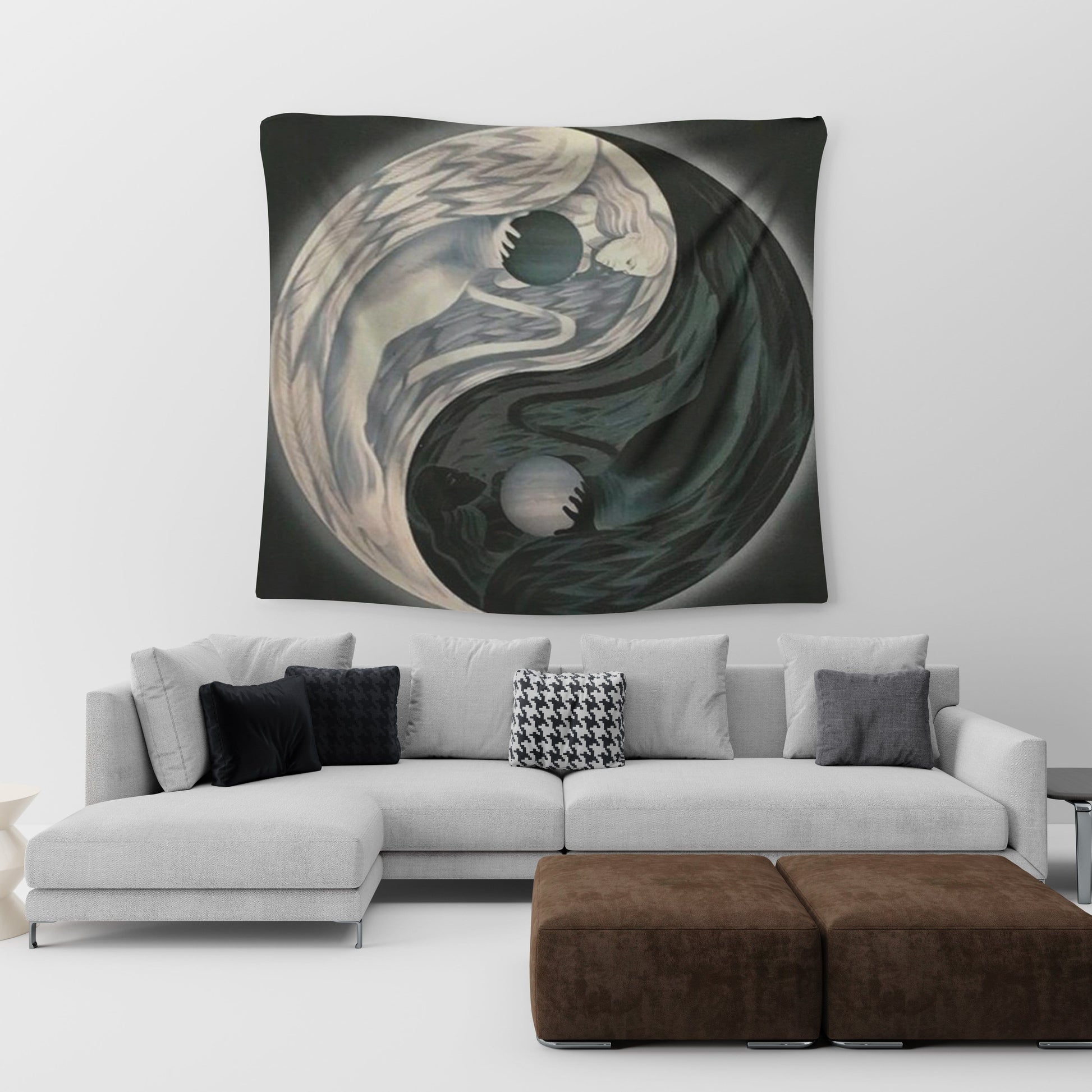 yin yang tapestry