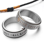 buddhist mantra ring