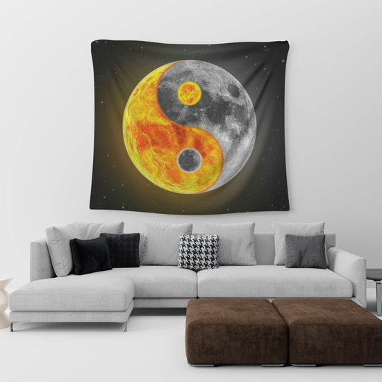 Sun and Moon Wall Tapestry