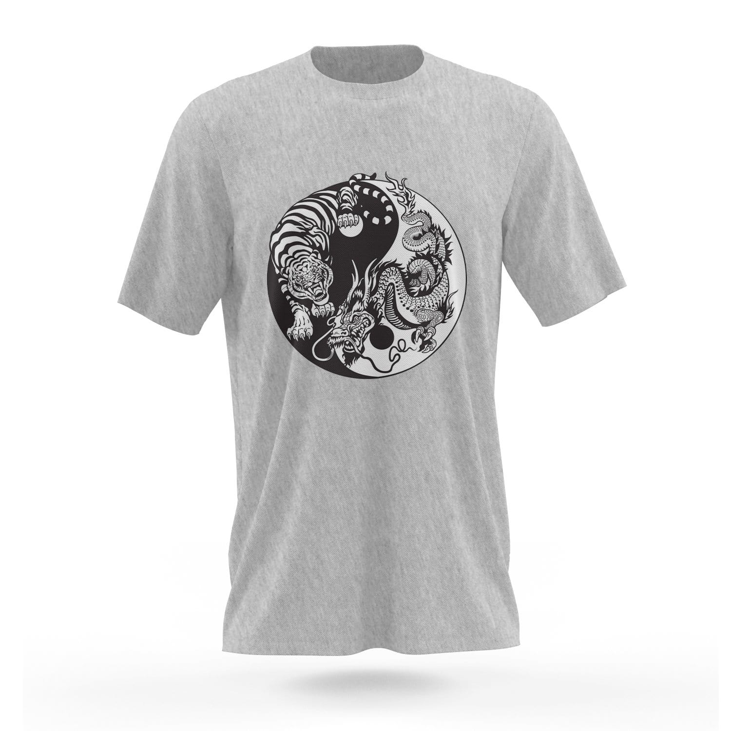 Tiger and Dragon Yin Yang T-Shirt