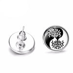 yin yang earrings tree