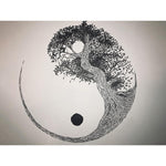 yin yang tree of life tapestry