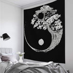 yin yang tree tapestry
