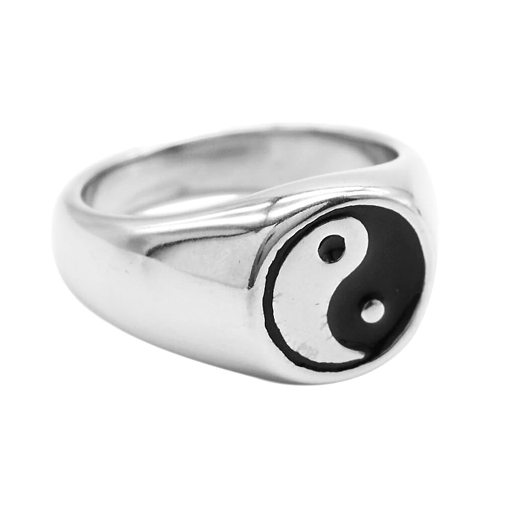 yin yang ring mens