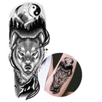 Wolf Temporary Tattoo