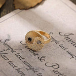 yin ang yang gold ring