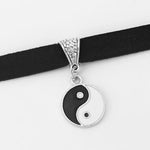 yin yang necklace choker