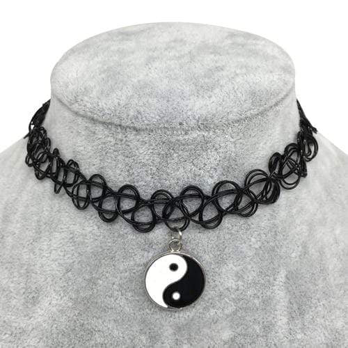 Yin Yang Choker Necklace