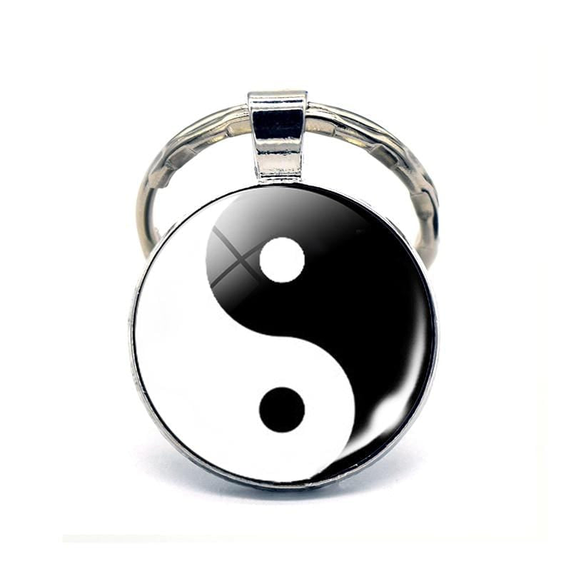 Yin and Yang Keychain