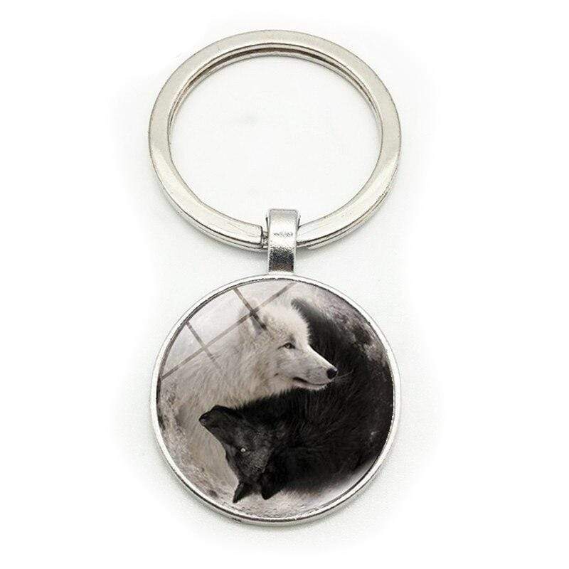 wolf keychain