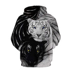 tiger print hoodie