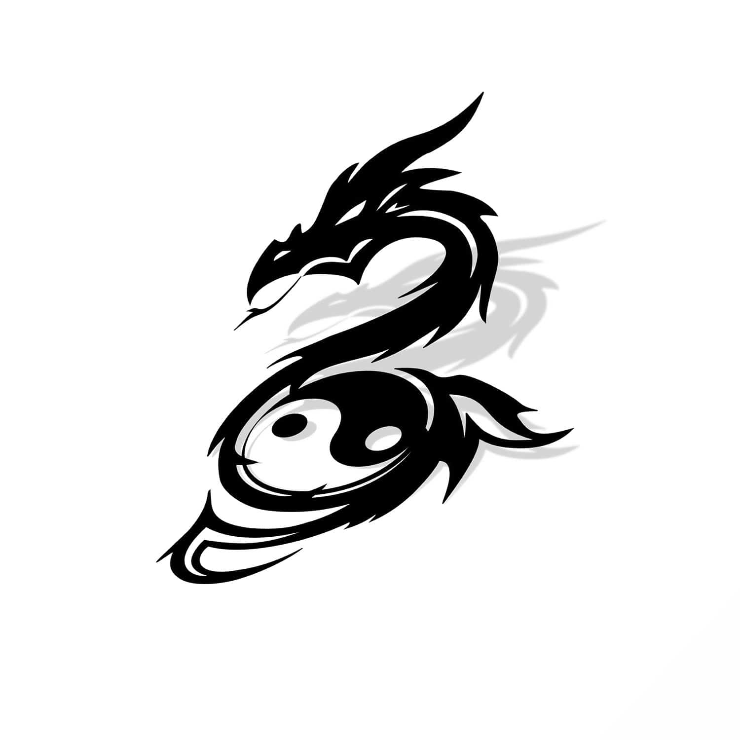 Black Dragon Sticker