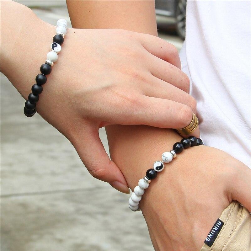 black and white bracelet