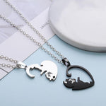 yin yang charm necklace