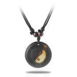 yin yang charm necklace