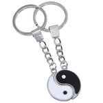 yin yang couple keychain