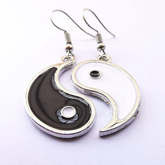 yin and yang earrings