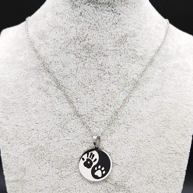 dog paw jewelry necklace