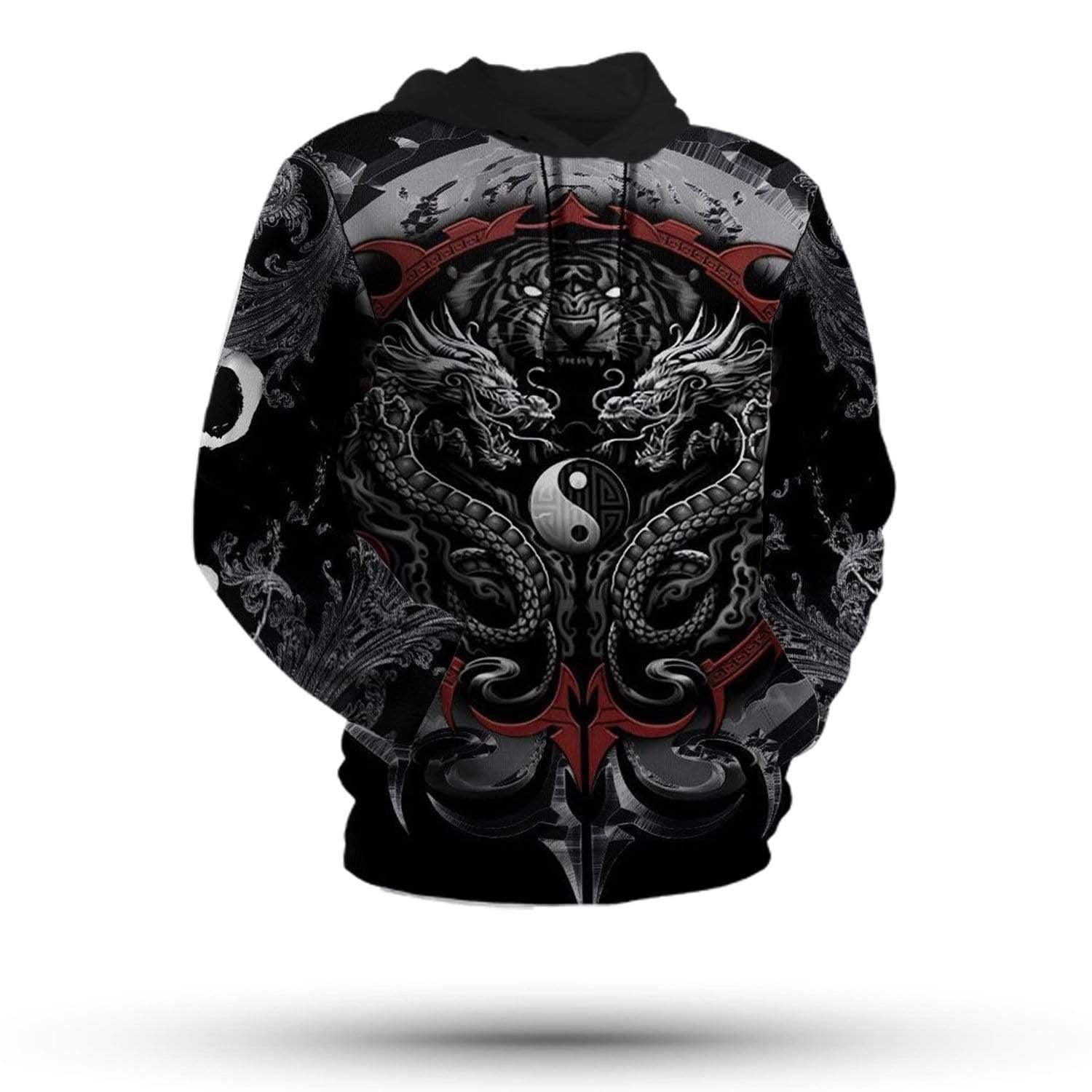 Yin Yang dragon Hoodie